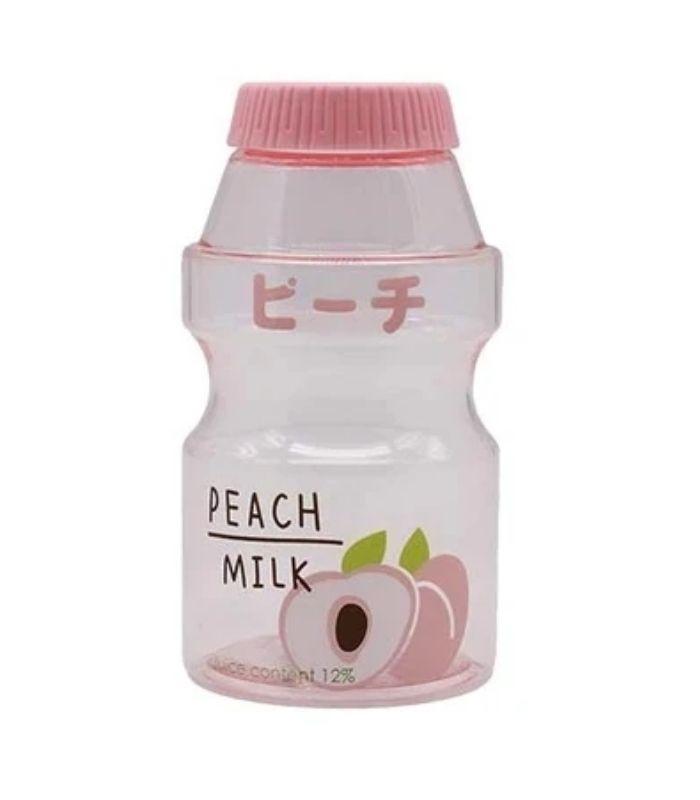 Peach Milk Kawaii Clear Water Bottle 480ml | Ink You