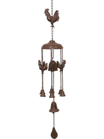 Wind Chime Cast Iron Rooster Bell Wind Chime